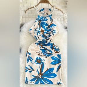 Sexy midi bodycon dress